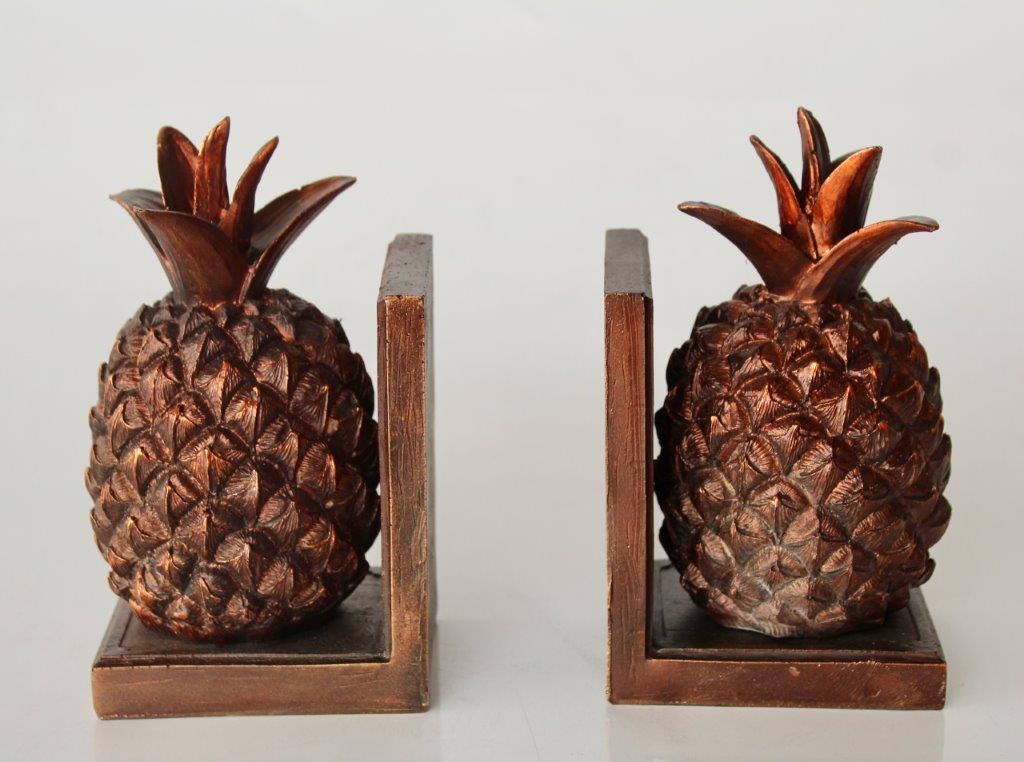 Pair Of Pineapple Bookends